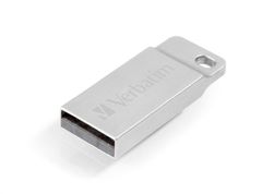 VERBATIM Flash disk 32 GB Metal Executive, USB 2.0, strieborná