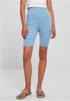 Women's high-waisted cycling shorts horizontblue