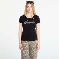 Koszulka GUESS Ss Logo Hot Fix Tee Black S