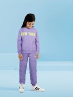 name it Lola Sweatshirt Kinder Lila