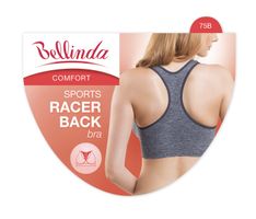 Bellinda 
SPORTS RACER BACK BRA - Women's Seamless Bra - Grey