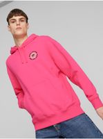 Pink Mens Hoodie Puma - Men