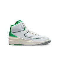 Air Jordan 2 Retro "Lucky Green" (GS) - Detské - Tenisky Jordan - Biele - DQ8562-103 - Veľkosť: 36.5