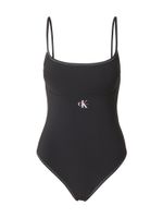 Calvin Klein Swimwear Jednodijelni kupaći kostim  svijetlo crvena / crna / bijela