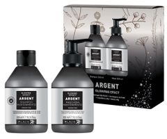 Darčeková sada pre poškodené a lámavé vlasy Black Professional Argent Glowing Effect + darček zadarmo