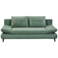 MID.YOU ROZKLADACIA POHOVKA, textil, kompozitné drevo, zelená