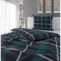 Esposa POSTEĽNÁ BIELIZEŇ, flanel, modrá, 140/200 cm