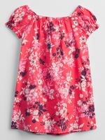 GAP Dětské šaty smocked floral swing dress - Holky