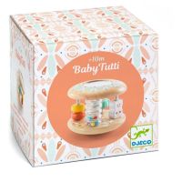 DJECO Rattle Baby Tutti ropotuljica iz lesa 10m+ 1 kos