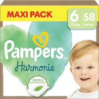 Pampers Harmonie Size 6 plenice za enkratno uporabo 13+ kg 58 kos