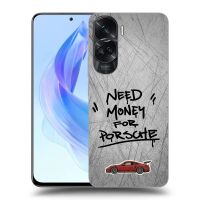 Silikónový čierny obal pre Honor 90 Lite 5G - Grey Drift