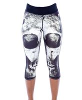 Damen 3/4 Hosen (Leggings) IRON FIST - Athletic - Loose Tooth - Schwarz - BESCHÄDIGT XL