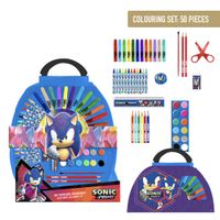 COLOURING STATIONERY SET 50 PIEZAS SONIC PRIME