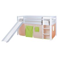 Livetastic POSTEĽ S PRIESTOROM NA HRU, 90/200 cm zelená, biela, béžová
