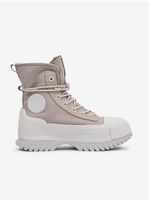 Light Pink Women's Ankle Sneakers on Converse Chuck Ta Platform - Women