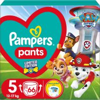 Pampers Pants Paw Patrol Size 5 hlačne plenice za enkratno uporabo 12-17 kg 66 kos