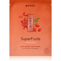 KORIKA SuperFruits Goji Berry - Anti-aging Sheet Mask подмладяваща маска за лице Goji berry 25 гр.