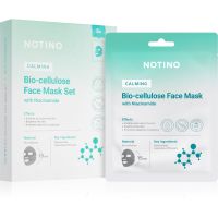 Notino Calming Bio-Cellulose Face Mask with Niacinamide zestaw maseczek płóciennych o działaniu uspokajającym