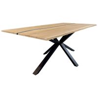 Livetastic JEDÁLENSKÝ STÔL, divoký dub, hnedá, 160/90/75 cm