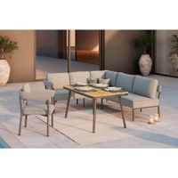 Ambia Garden TERASOVÁ SEDACIA SÚPRAVA kov, plast, textil