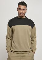 Top Block Crewneck Khaki/Black