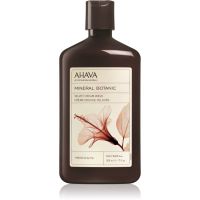 Ahava Mineral Botanic Hibiscus & Fig žametna krema za prhanje hibiskus in figa 500 ml