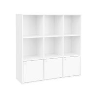 Boxxx REGÁL, biela, 98/98/30 cm