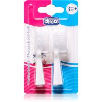 Chicco Replaceable Brush Heads 3y+ náhradní hlavice pro zubní kartáček 2 ks