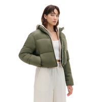 Cropp - Puffer jakna - prašno zelena