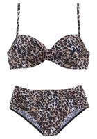 LASCANA Bikini  svijetloplava / smeđa / cappuccino / crna