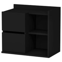 MID.YOU NOČNÝ STOLÍK, čierna, 60/53,2/35 cm