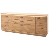 Linea Natura ŠIROKÁ KOMODA, trámový dub, dub bianco, 210/84/44 cm