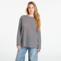 Koszulka AllSaints Rita Relaxed Fit Striped T-Shirt Chalk/ Ink L
