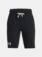 Under Armour UA Rival Terry Kinder Shorts Schwarz