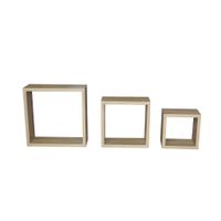 Carryhome SADA NÁSTENNÝCH REGÁLOV, dub sonoma