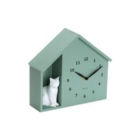 Karlsson NÁSTENNÉ HODINY šalviovozelená 24.9/27 cm