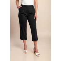 Elegante Plus Size Hose, Schwarz