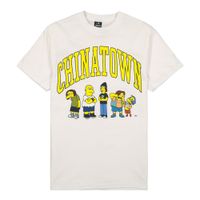 The Simpsons X Chinatown Market Ha Ha Arc T-Shirt White - Pánske - Tričko MARKET - Biele - CTM1990350/1201 - Veľkosť: XL
