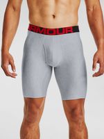 Under Armour UA Tech 9in 2 Pack Boxer-Shorts Grau