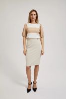 Marisse Women's Skirt L-Sc-4300 L.Beige