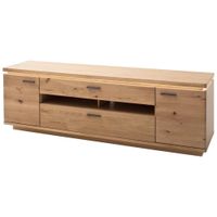 Linea Natura SKRINKA POD TV, trámový dub, dub bianco, 210/68/50 cm