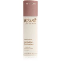 Attitude Oceanly Plastic Free Makeup tuhý krémový rozjasňovač odtieň Golden Rose 8.5 g