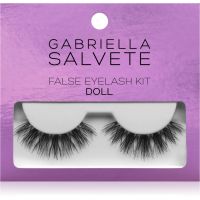 Gabriella Salvete False Eyelash Kit Doll umelé mihalnice s lepidlom 1 ks