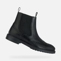 Black men's ankle boots Geox Tiberio - Men's