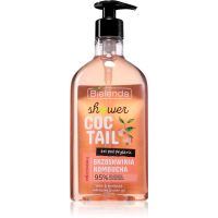 Bielenda Shower Coctail Peach + Kombucha освежаващ душ гел с регенериращ ефект 400 мл.