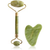 PALSAR7 Massage Roller and Guasha Green Xiuyan Jade масажний роллер для обличчя і масажний інструмент