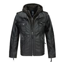 kurtka wiosna / jesień męskie - Black Rock Black - BRANDIT - 3119-black 3XL