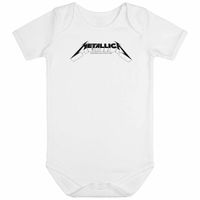 Baby Body Metallica - (Logo) - white - black - Metal-Kids 56/62