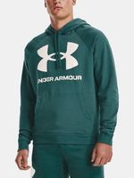 Under Armour UA Rival Fleece Big Logo HD Sweatshirt Blau