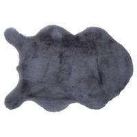 UMELÁ KOŽUŠINA, 55/80 cm, sivá